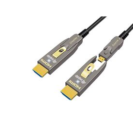 Equip HDMI HS Ethernet 2.0 DA DAOC 4K60Hz grau Cable 119413