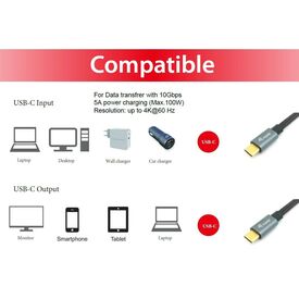 Equip USB cable 24 pin USBC (M) to 24 pin USBC (M) USB 128353