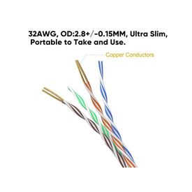 Equip  Cat6A U UTP Slim Patch Cable, 1.0m, Blue 626303
