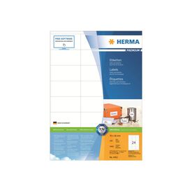 HERMA Premium Paper matte permanent selfadhesive white 70 4453