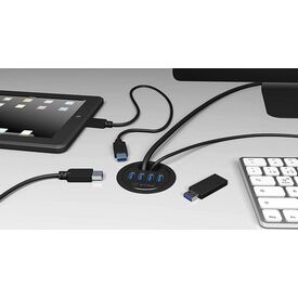 ICY BOX IBHUB1403 Hub 4 x SuperSpeed USB 3.0
