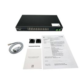 LevelOne 28-Port L2 Plus Managed Industrial PoE Switch