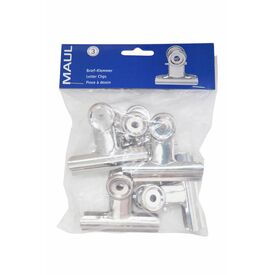 Maul Brief Klemmer / Spring clips / 70 mm / metal / nic | 2177096