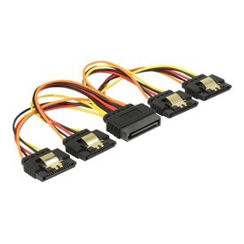 Delock / Power extension cable / SATA power (M) latched t | 60156