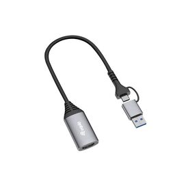 Equip USB to HDMI Adapter, USB-C & USB-A to HDMI Converter