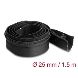 Delock Cable sleeve neoprene flexible with zip
