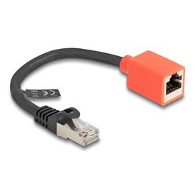 Delock Network adapter RJ45 (F) to RJ45 (M) 20 cm SFTP 88197