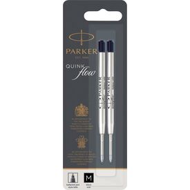 Parker QUINKflow Refill black pigment ink medium (pack 1950372