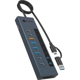 RaidSonic Icy Box IB-HUB1742CR-C2PD 11-in-1 Hub,