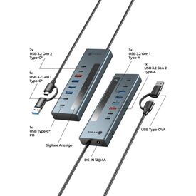 RaidSonic Icy Box IB-HUB1743-CPD 9-in-1 Hub,