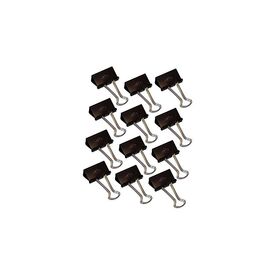 WEDO Foldback clip black 12 pc(s)  6421432