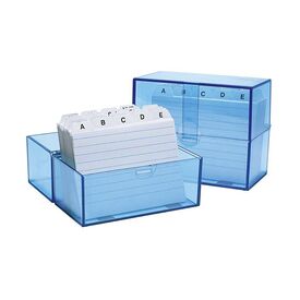 WEDO Index Box A7 filled blue  2507303