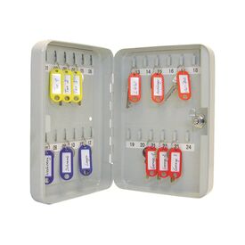 WEDO Key Cabinet for 24 Keys light grey  10252437X