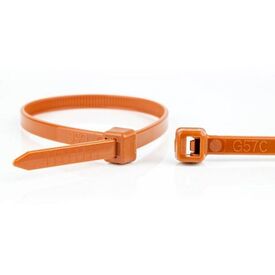 WKK - Plastic cable ties - For universal use - Brown- 100x2,5mm - 100 pieces