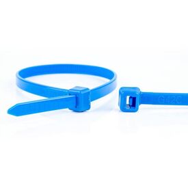 WKK - Plastic cable ties Blue - 300x4,8mm - 100 pieces
