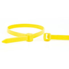 WKK - Plastic cable ties Yellow - 370x4,8mm - 100 pieces