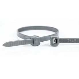 WKK - Plastic cable ties   Grey - 200x4,8mm - 100 pieces