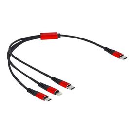 Delock 3 in 1 Chargeonly cable 24 pin USBC male to 86710