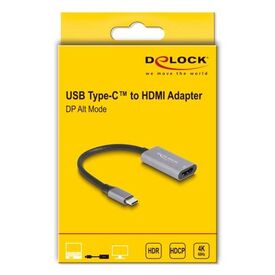 Delock High Speed adapter 24 pin USBC male to HDMI 60020