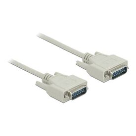 Delock Serial cable 15 pin DSub (DB15) (M) to 15 pin 85975