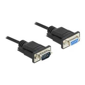 Delock Serial extension cable DB9 (M) to DB9 (F) 3 m 86584