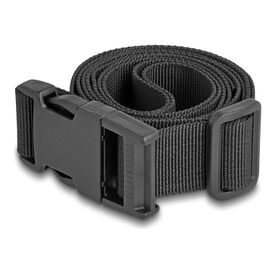 Delock Strap for luggage adjustable, 1.5m black (pack of 19109