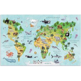 HERMA Desk Mats Nursery World Map, Pack of 3 19667