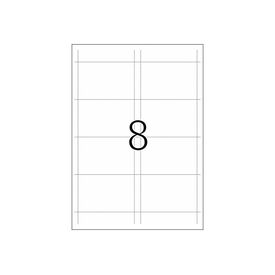 HERMA Inserts for name badges A4, 90 x 60 mm, white, 9012