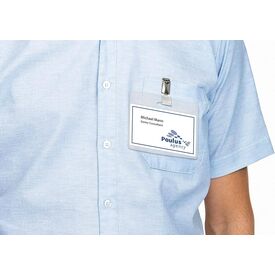 HERMA Inserts for name badges A4, 90 x 60 mm, white, 9012