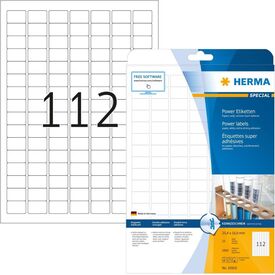 HERMA Power labels, with strong adhesion A4, 25,4 x 16,9 mm, 10916
