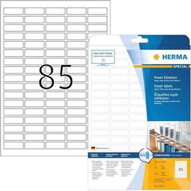 HERMA Power labels, with strong adhesion A4, 37 x 13 mm10917