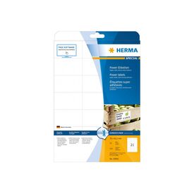 HERMA Power labels, with strong adhesion A4, 70 x 42,3 mm 10906