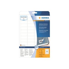 HERMA Price labels A4, 35,6 x 16,9 mm, white, removable 16.9 10002