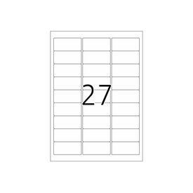HERMA Removable labels A4, 63,5 x 29,6 mm, white
