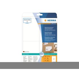 HERMA Special Paper matte repositionable selfadhesive 10019