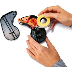 HERMA Tab dispenser Vario, permanent, black,  1030
