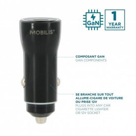 Mobilis Energia Charger 20W Car 1 USB C Soft 020016