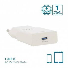 Mobilis Energia Charger 20W UltraThin Wall 1 USB C 020025