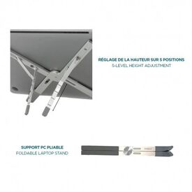 Mobilis Notebook stand ergonomic, foldable 001391