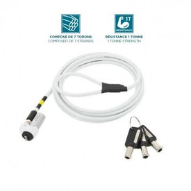 Mobilis Slim Rotating Security Lock Key Security cable 001328