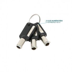 Mobilis Slim Twin Rotating Security cable lock 1.8 001327