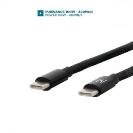 Mobilis USB cable 24 pin USBC (M) to 24 pin USBC (M) 001389