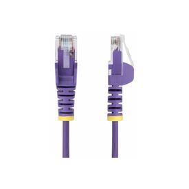 StarTech.com 1.5m Purple Slim CAT6 Ethernet Cable | N6PAT150CMPLS