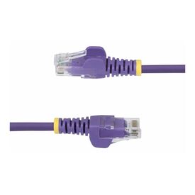 StarTech.com 1.5m Purple Slim CAT6 Ethernet Cable | N6PAT150CMPLS