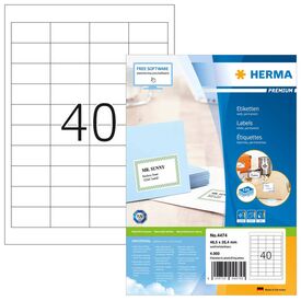HERMA Premium / Paper / matte / permanent self-adhesive /  | 4474
