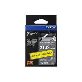 Brother HSE-651E / Black on yellow / Roll (2.1 cm x 1.5 | HSE651E