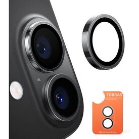 Torras X00FX1568, Lens protector, Black, Tempered glass, Apple, i