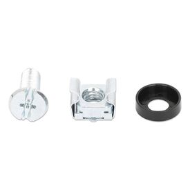Intellinet Cage Nut Set, 100 Pack / M6 Nuts, Bolts and W | 713658