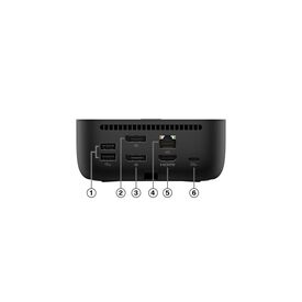 HP G6 / Docking station / 2 x DP, HDMI, USB-C / 1Gb | 9X3V1UT#ABB