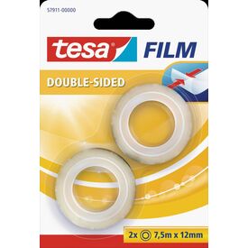 Tesafilm / Double-sided tape / 12 mm x 7.5 m / p | 57911-00000-02